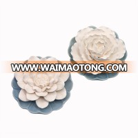 Home fragrance customized design fragrance aroma ceramic flower diffuser